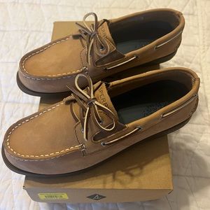 Sperry Boy’s Original Leather Boat Shoes